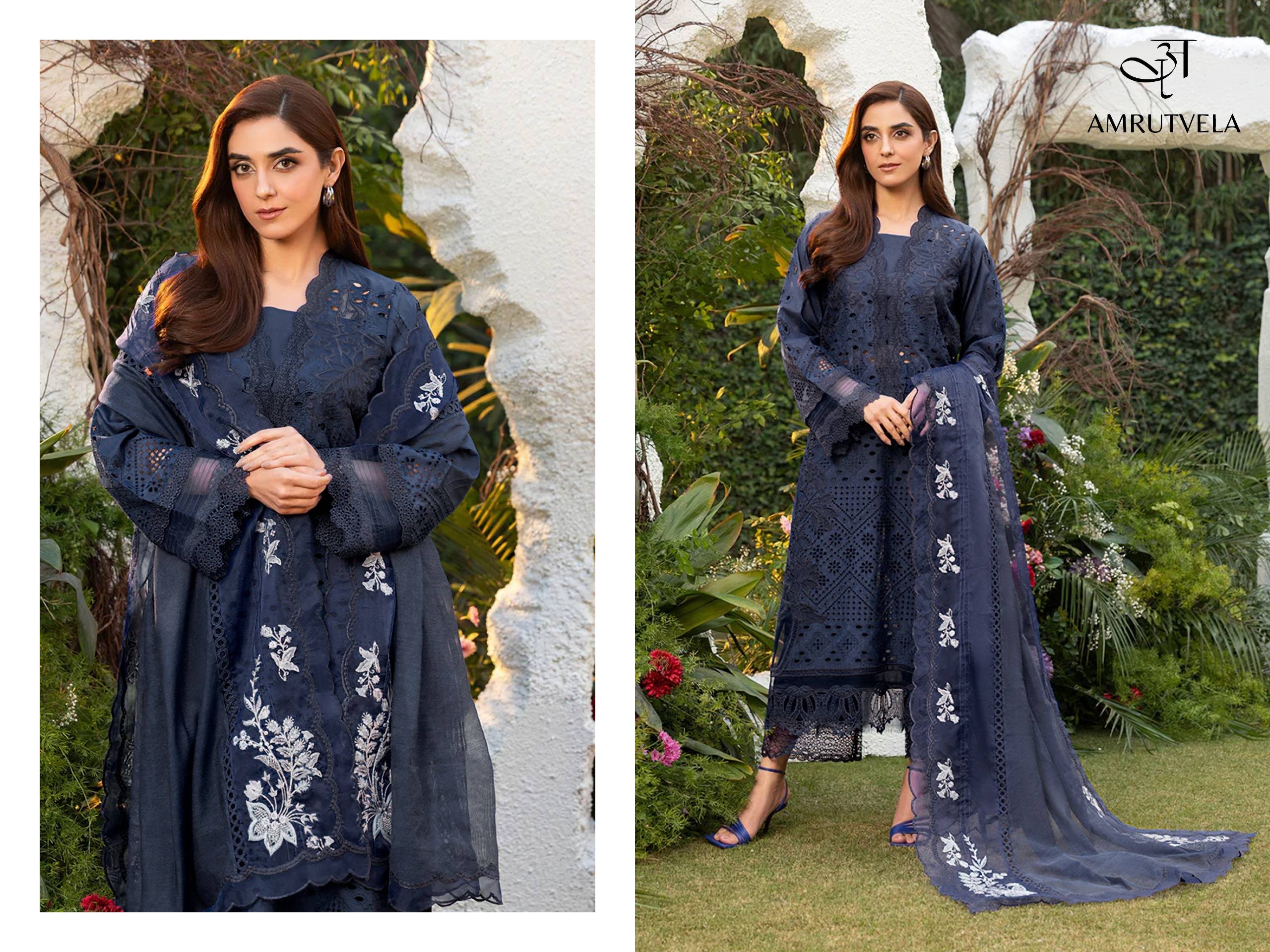 Sobia Nazir By Amrutvela 1001 To 1006 Series Indian Traditional casual wear Pakistani pure cotton dresses At Wholesale Price
